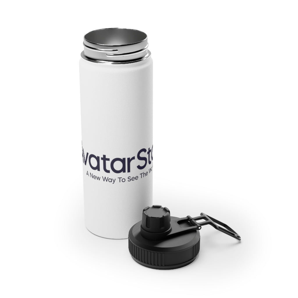AvatarStarz Stainless Steel Water Bottle, Sports Lid