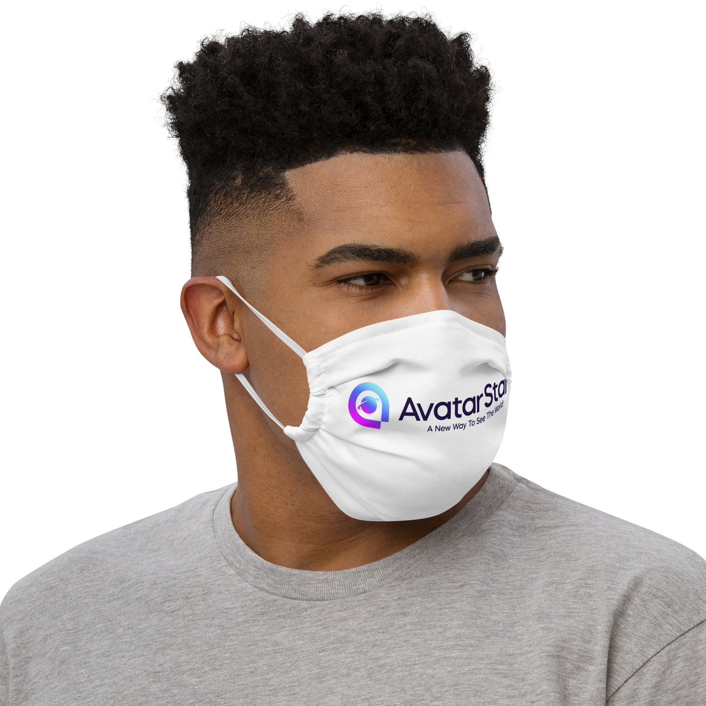 AvatarStarz Premium face mask - White