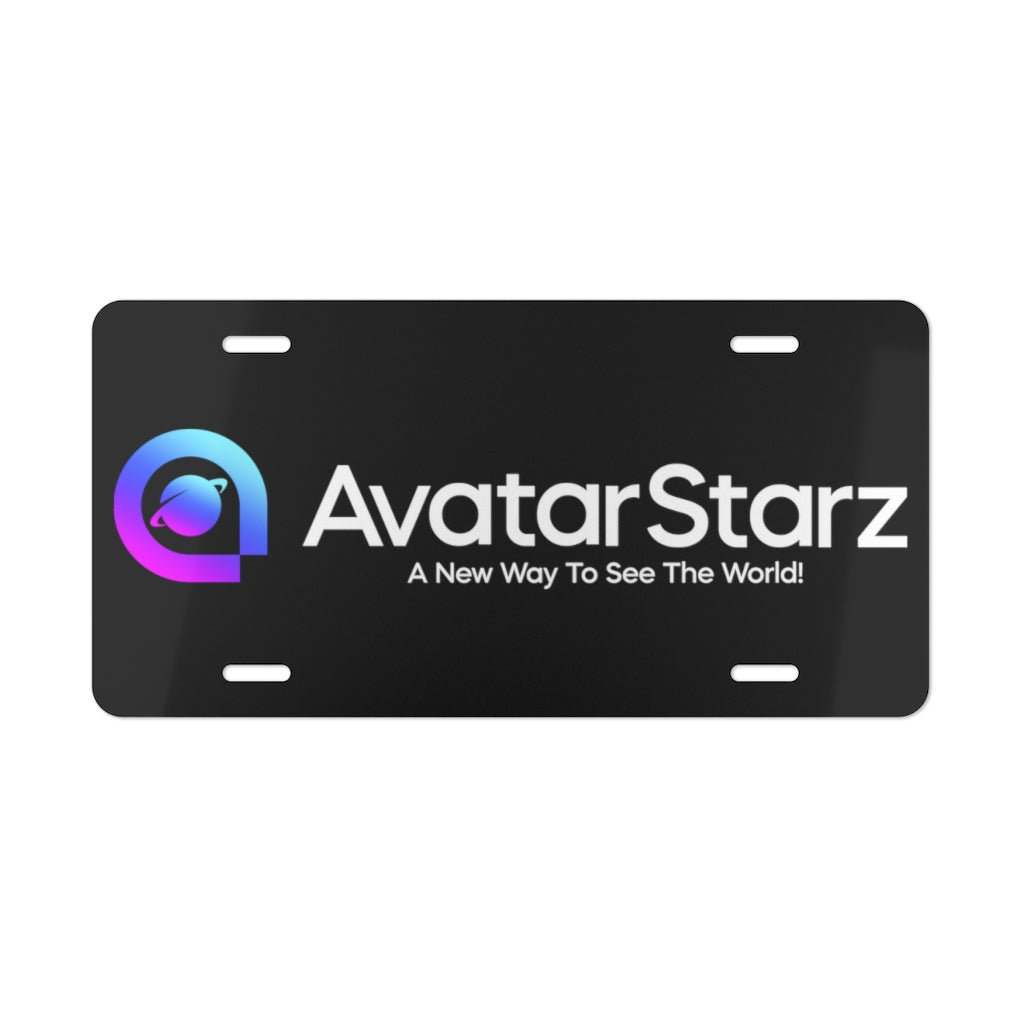 AvatarStarz Vanity Plate - Black